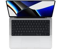MacBook Pro 14" 2021 M1 pro 3.2GHz 8 cores CPU 14 cores GPU 32GB 512GB SSD Silver QWERTY