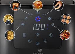 Multifunctionele Hetelucht Friteuse 4,5L met 7 Programma's – Gezond Frituren met Weinig Olie — thumbnail 5