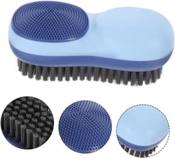 longziming -2 Stuks Waskwasten – Zachte Borstels – Multifunctionele Reinigingsborstels – Duurzaam & Compact – Schoenen- en Textielborstel voor Thuis & Reizen — thumbnail 5