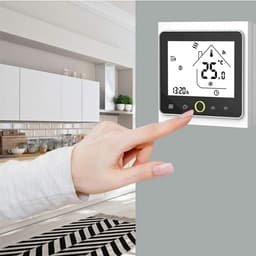 Slimme Wifi Thermostaat voor Elektrische Vloerverwarming met Spraakbesturing — thumbnail 3