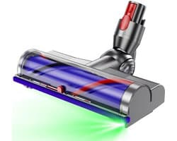 BLOSSOM Stofzuigermond - Geschikt voor Dyson SteelstofzuigerV8,V10,V11,V15 en G5(Niet compatibel met de oude V7-model, V6 en Slim-serie) - Wasbare borstel - Stofzuigeraccessoires - Vloerzuigmond - Zwart