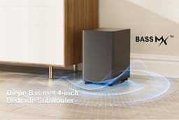 ULTIMEA - 7.1 Virtual Surround Sound Bar - Soundbar voor tv - met 4 surround speakers - App bediening - Soundbar met subwoofer - Aura A40 — thumbnail 4