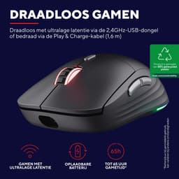 Trust GXT 926 Redex II Draadloze Gaming Muis — thumbnail 4