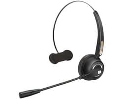 MediaRange, Draadloze mono Bluetooth headset met microfoon voor handsfree gebruik, Zwart