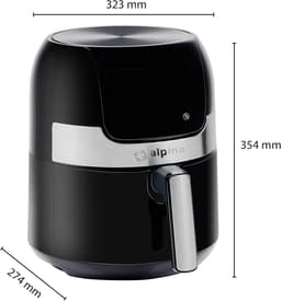 Heteluchtfriteuse 3.5 Liter - Airfryer met Timer en Digitaal Display - Voor 3-5 Personen — thumbnail 7