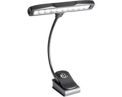 Mobiele LED Muzieklamp met Flexibele Zwanenhals - Verstelbare Leeslamp voor Lessenaar en Onderweg