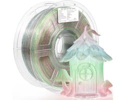 Transparant Glitter PETG Filament 1,75 mm voor 3D-printers - Heldere Gradient Rainbow