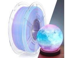 PETG Filament 1,75 mm - Blauw Paars Kleurverloop - 1 kg - Hoge Snelheid 3D-printen