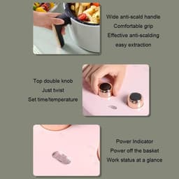 Grote Capaciteit Airfryer Oven Slimme Olievrije Elektrische Frituurpan Multifunctioneel — thumbnail 2