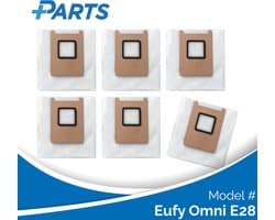 Eufy Omni E28 Stofzakken (6 Stuks, Plus.Parts® alternatief voor T29YQA20)