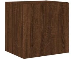 Zwevend TV Meubel met LED Verlichting - Wandkast voor Media en Televisie