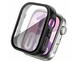 Screen protector - Geschikt voor Huawei Watch Fit 4 - Full Cover Hard Case / Beschermend Hoesje - Zwart