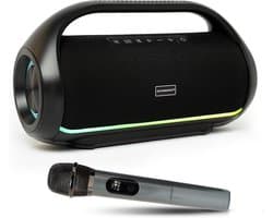 Draagbare Bluetooth Speaker IPX7 - Waterdichte Draadloze Speaker met LED Verlichting