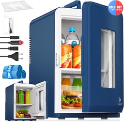 KESSER® Tafelmodel Koelkast 15 Liter AC DC 220-240V en 12V - Mini Koelkast Vrijstaand met Verwarmingsfunctie - Koelbox ideaal voor Auto en camperen - — thumbnail 13