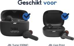 Ibley ComfortFit Siliconen oortips voor JBL Tune 230NC & JBL Live Pro+ zwart - Siliconen Earplug - S/M/L formaat - 3 paar - 3 maten - JBL Tune 230NC oortips - JBL Live Pro+ oortips — thumbnail 2