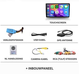 Autoradio 4/64GB met Carplay en Android auto | Geschikt voor Suzuki Swift 4 2010-2015 | Radio scherm met Navigatie | 2010 2011 2012 2013 2014 2015 | Zc32S — thumbnail 4