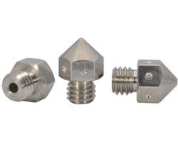 Hoge Precisie Roestvrij Staal MK8 Nozzle 0.4mm voor 3D Printers
