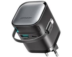 Joyroom 65W GaN3 Snellader - Oplader met USB C Kabel - Geschikt voor Telefoon, Laptop & Tablet