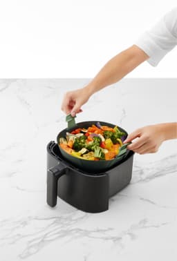 Lékué Airfryer Mandje - Maat XL - Siliconen - Grey — thumbnail 8