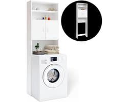 ApexArte® Wasmachine Kast - Meubel Verhoger - Wasdroger Ombouw