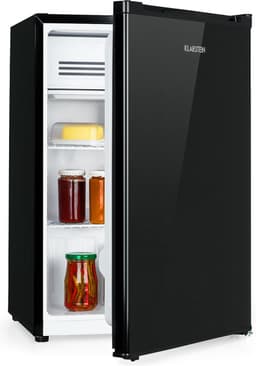Klarstein Koelkast Delaware 75L Zwart - Mini-Koelkast met Vriesvak 4L - Compressorkoeling voor Keuken voor Kantoor - LED Schappen - Compact Koelkast Vrijstaande Koelkast Kleine Koelkast Fridge - voor Kleine Huishoudens voor Studentenkamer — thumbnail 1