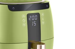 Swiss Pro+ - SP-DAF7LG - airfryer XXXL - Intelligente Heteluchtfriteuse Digitaal- 7 L - XXXL - New Model 2026- GRATIS Recepten Boek - Touchscreen - TURBO Opwarmen - Green - 7 liter — thumbnail 5