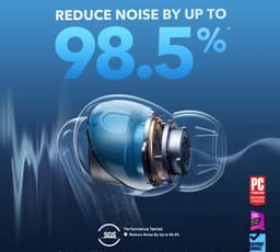 soundcore Liberty 4 NC - Wireless Noise Cancelling Earbuds (Roze) - 98.5% Noise Reduction - draadloze oordopjes - Adaptive Noise Cancelling to Ears and Environment - Hi-Res Sound - 50H Battery — thumbnail 3