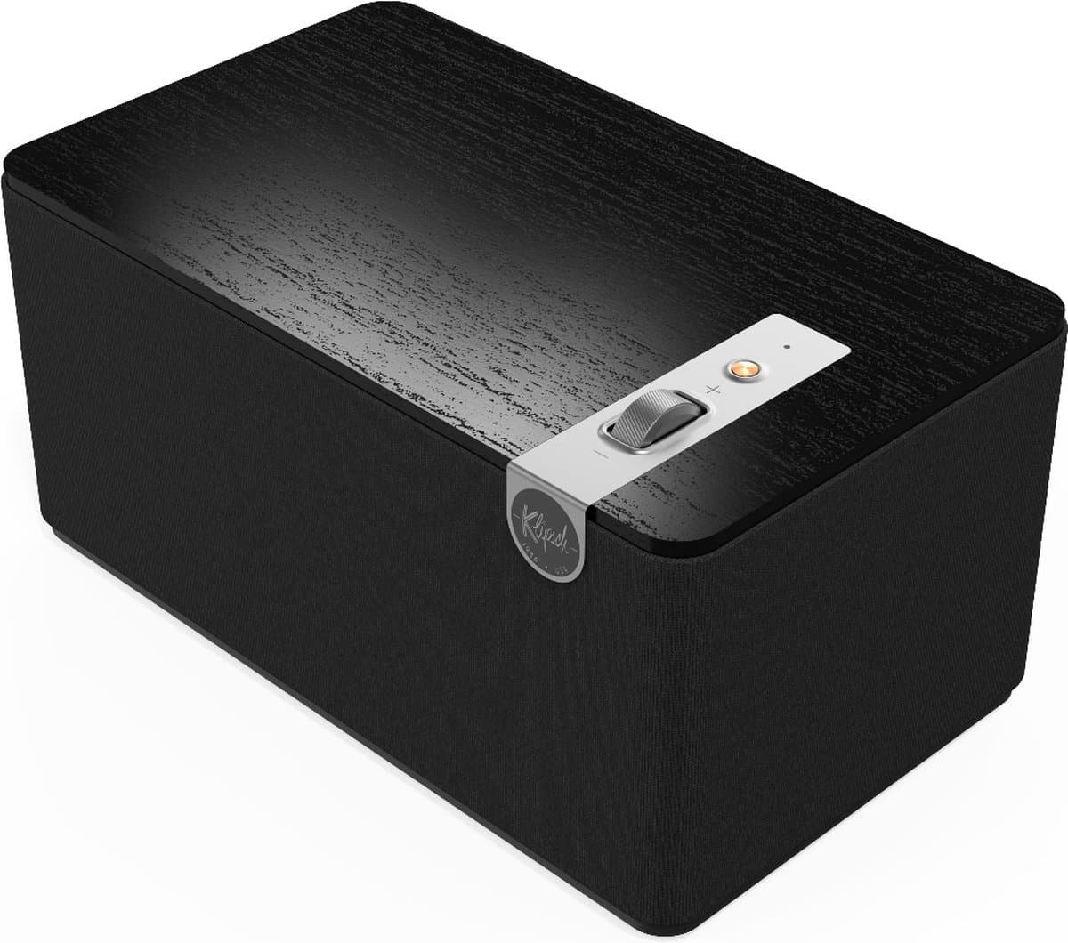 Klipsch: The Three Plus premium Bluetooth speaker | 120W | Bluetooth 5.3 | Digitale audio ingang | Analoge audio ingang | Phono ingang | USB-C | Equalizer | Klipsch Connect App | Party mode | Mat zwart — afbeelding 1
