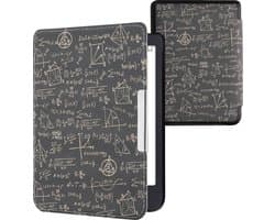 kwmobile e-reader hoesje geschikt voor Tolino Shine 3 hoes - E reader flip case met magnetische sluiting - Ereader cover - design in groen / geel