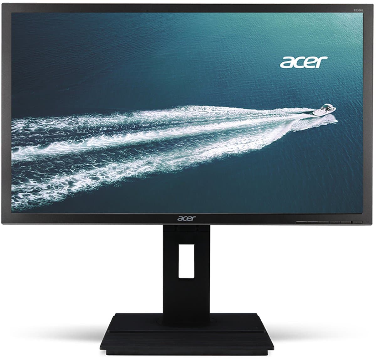 B246HLymdr - 61cm (24'') 5ms 100M:1 ACM 250nits LED DVI MM Height adj. Pivot EURO EMEA TCO7.0 Darkgrey Acer EcoDisplay — afbeelding 1