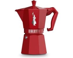 Bialetti Moka Exclusive Moka Express Rood
