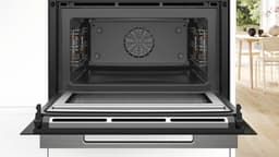 Bosch CMG7361B1 - Serie 8 - Compacte inbouwoven met magnetron - 60 cm x 45 cm - Air Fry-functie: voor perfect en gezonde gefrituurde gerechten - eenvoudige reiniging van de oven - Home Connect — thumbnail 3