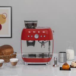 SMEG EGF03RDEU - Espressomachine met geïntegreerde bonenmaler - Rood — thumbnail 2