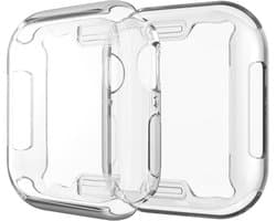Screenprotector watch case - hoesje - geschikt voor Apple Watch Series 4/5/6/SE - 40 mm - transparant