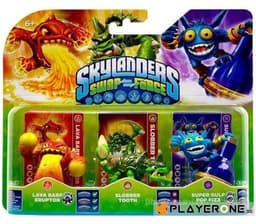 Skylanders Swap Force: Adventure Triple Pack Slobber Tooth, Eruptor, Pop Fizz — thumbnail 1