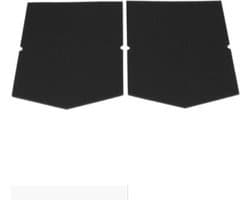 2st - deurfilter filter - 198x4x290mm - wasdroger droogkast pluizenfilter - geschikt voor Miele - 6057930 - 06057930 - 2 stuks