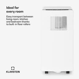 Klarstein mobiele airconditioner met luchtafvoerslang, 4-in-1 airconditioner met ventilator, luchtontvochtiger & nachtmodus, kleine & draagbare airconditioner voor thuis & op kantoor, app-bediening, 7000 BTU - voor 23 m² - Afstandsbediening 3-in-1 — thumbnail 11