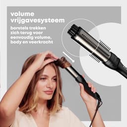REVAMP Progloss Perfect Finish BR1500 Stijlborstel Zwart — thumbnail 2