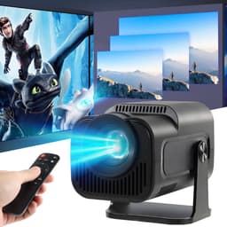 Mini beamer - Projector - Beamerscherm - Projectiescherm - Outdoor & Indoor Projector - — thumbnail 1