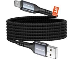 Xssive Micro USB oplader kabel - geschikt voor E-reader, powerbank & meer - 3 meter extra lang