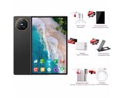 Pad 8 Pro Snapdragon 8gen2 Android Tablet 11Inch Hd 12GB 512GB 12000 Mah 5G Dual Sim Wifi Tafels Pc - Black
