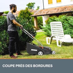 Accugrasmaaier 20V met 33 cm maaibreedte en 35L grasopvangbak - Krachtige borstelloze motor en 6 maaihoogte-instellingen — thumbnail 4
