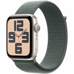 Apple Watch Se GPs 44mm Lake Green Sport Loop Smartwatch Starlight Aluminium — thumbnail 3