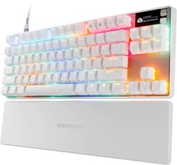 SteelSeries Apex Pro TKL Gen 3 - Mechanisch Gaming Keyboard - Wit - US Qwerty - Rapid Trigger, Rapid Tap, Protection Mode — thumbnail 1