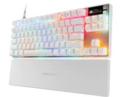SteelSeries Apex Pro TKL Gen 3 - Mechanisch Gaming Keyboard - Wit - US Qwerty - Rapid Trigger, Rapid Tap, Protection Mode
