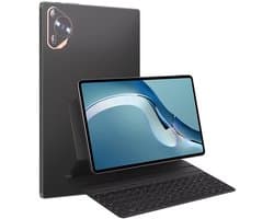 Pad 9 Pro 10.1 Inch 2K Volledig Scherm 16GB+512GB Snapdragon 8 Gen2 Android 24mp + 48Mp High-Performance Tablet - Zwart +toetsenbord