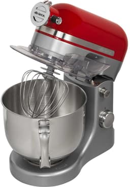 Ariete 1589/00 Moderna Keukenmixer - 1600 Watt - RVS 11 snelheden - 5.5 liter - incl 3 accessoires - Rood — thumbnail 2