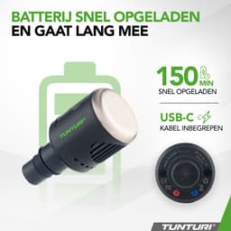 Tunturi Head for Massage Gun - Massage Pistool - Warm en Koud Attachment - 4 Standen - Draadloos - USB-C - Past op de meeste merken — thumbnail 4