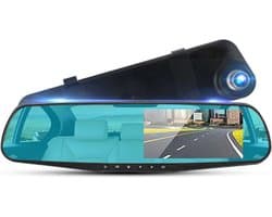 Lexium Dashcam voor auto - Dashcam - Dashcam voor auto voor en achter - Dashcam voor en achter - Dashcam voor en achter draadloos - Dual dashcam