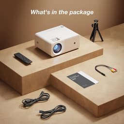Equivera Mini Beamer - Draagbare Beamer - Beamer - Mini Beamer Projector - Projector - Mini Projector — thumbnail 5